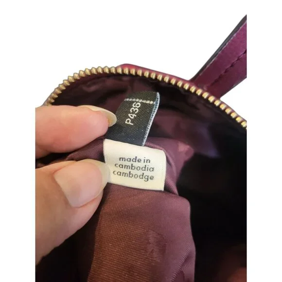 Kate Spade Red Polka Dot Tote Bag. - Picture 4 of 12